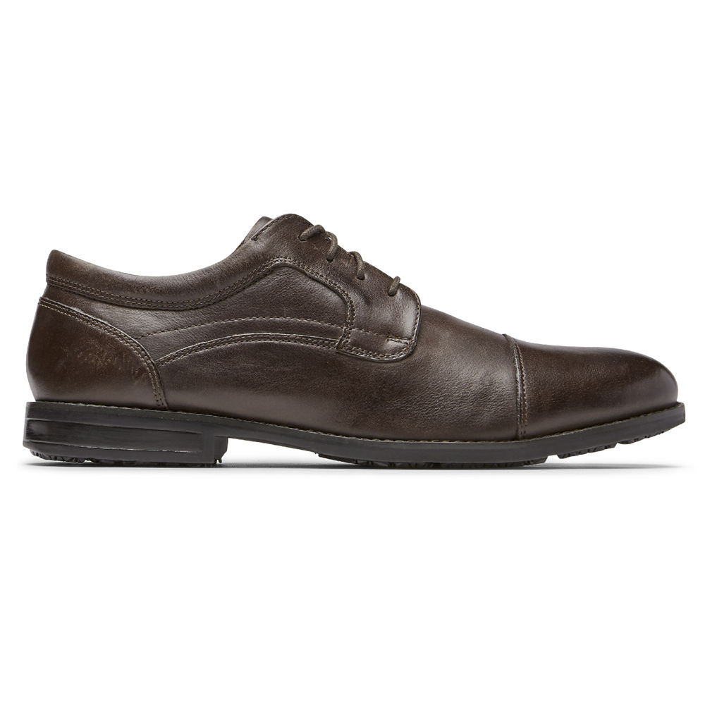 Rockport Oxfords Herre Brune - Mykel Cap Toe - TRLB54987